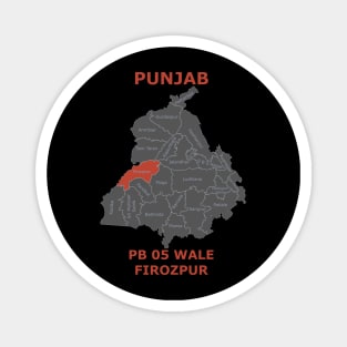 PB 05 Wale Firozpur Magnet